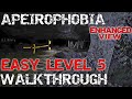 Apeirophobia roblox level 5 walkthrough cave system brightened for better vision