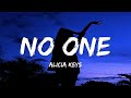 Alicia Keys - No One (Lyrics)