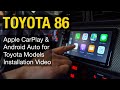 2017-2019 Toyota 86 Apple CarPlay Android Auto Install / Demo