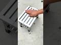 Stainless Steel Folding Stool 😍 Steel Siting Stool #shorts #gadgets