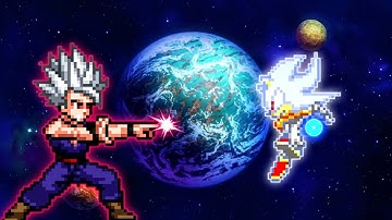 Gohan Beast V2 OP VS Hyper Sonic V3 OP in Jump Force #mugen