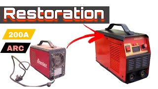 Welding Machine Restore//ARC 200 Welding// Old Rusty// Scrap condition #welding #restoration #scrap
