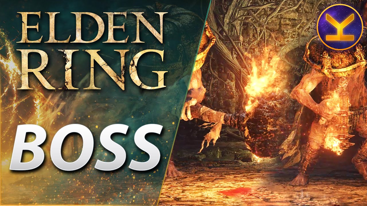 Elden Ring Boss 2x Mad Pumpkin Heads (Hammer & Flail) Caelem