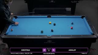 KRISTINA  vs ASHLEY  - PHIL'S BAR & GRILL - TABLE 2 | EvoSports