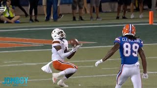 Miami's Jeff Thomas botches the punt return and gives Florida a gift, a breakdown