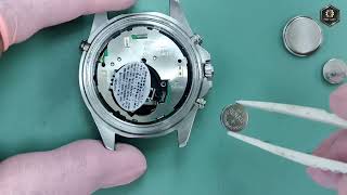 How to change the battery CASIO EDIFICE