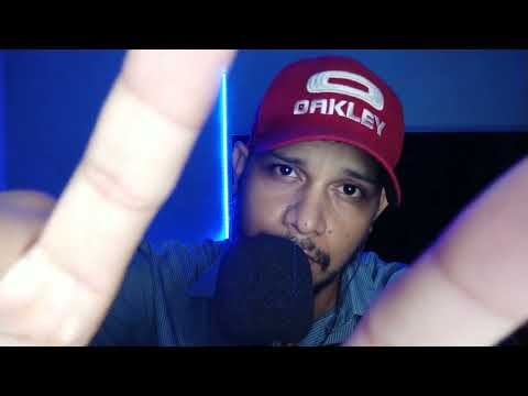 ASMR EXAME DOS NERVOS CRANIANOS - ASMR CASEIRO (sons de boca e toque na tela)