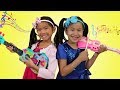 Jannie & Emma Plays Guitar Music Toys & Sing Kids Songs Nursery Rhymes