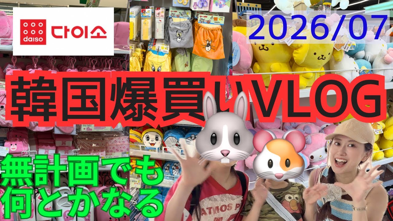 【1日目】韓国爆買いVLOG🇰🇷🛍️羽田空港から金浦空港✈️ホテルはメリディアンソウル明洞宿泊🏢韓国DAISO購入品紹介‼️