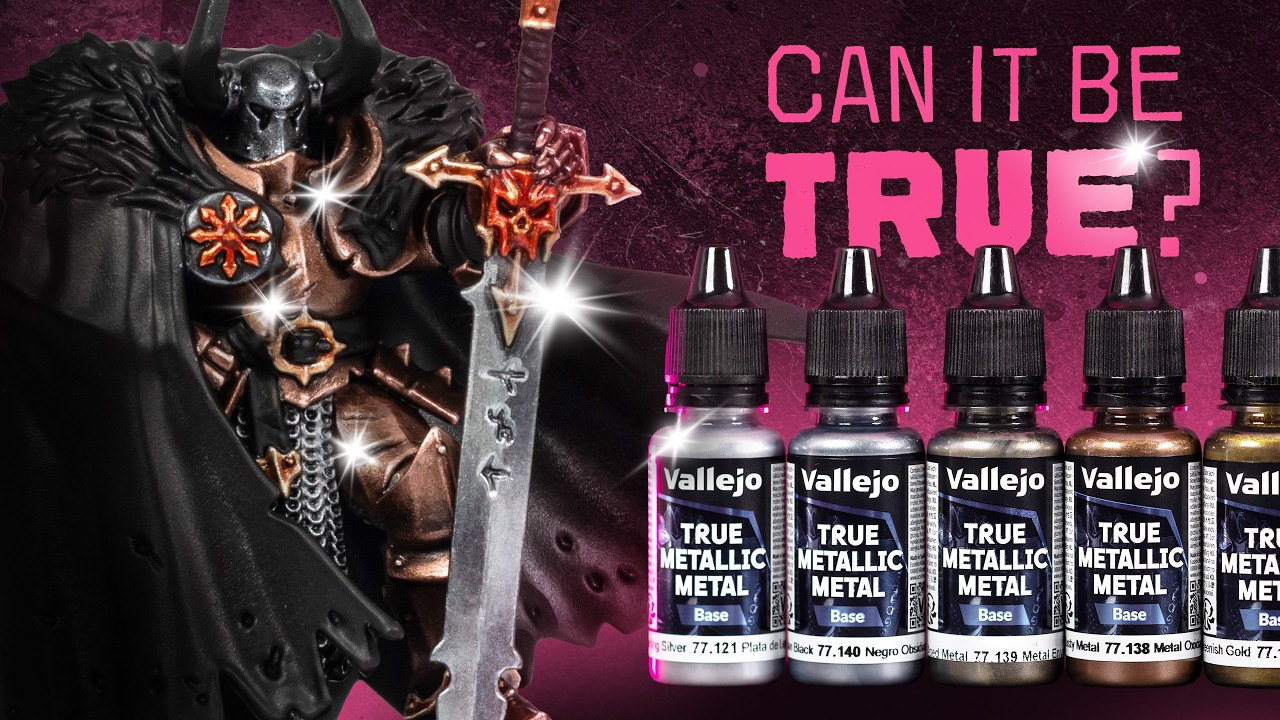 I tested all 80 Vallejo True Metallic Metal paints: crazy good, but...