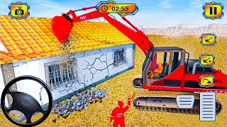 重建設機械変形ロボットシミュレーター - Android ゲームプレイ screenshot 1