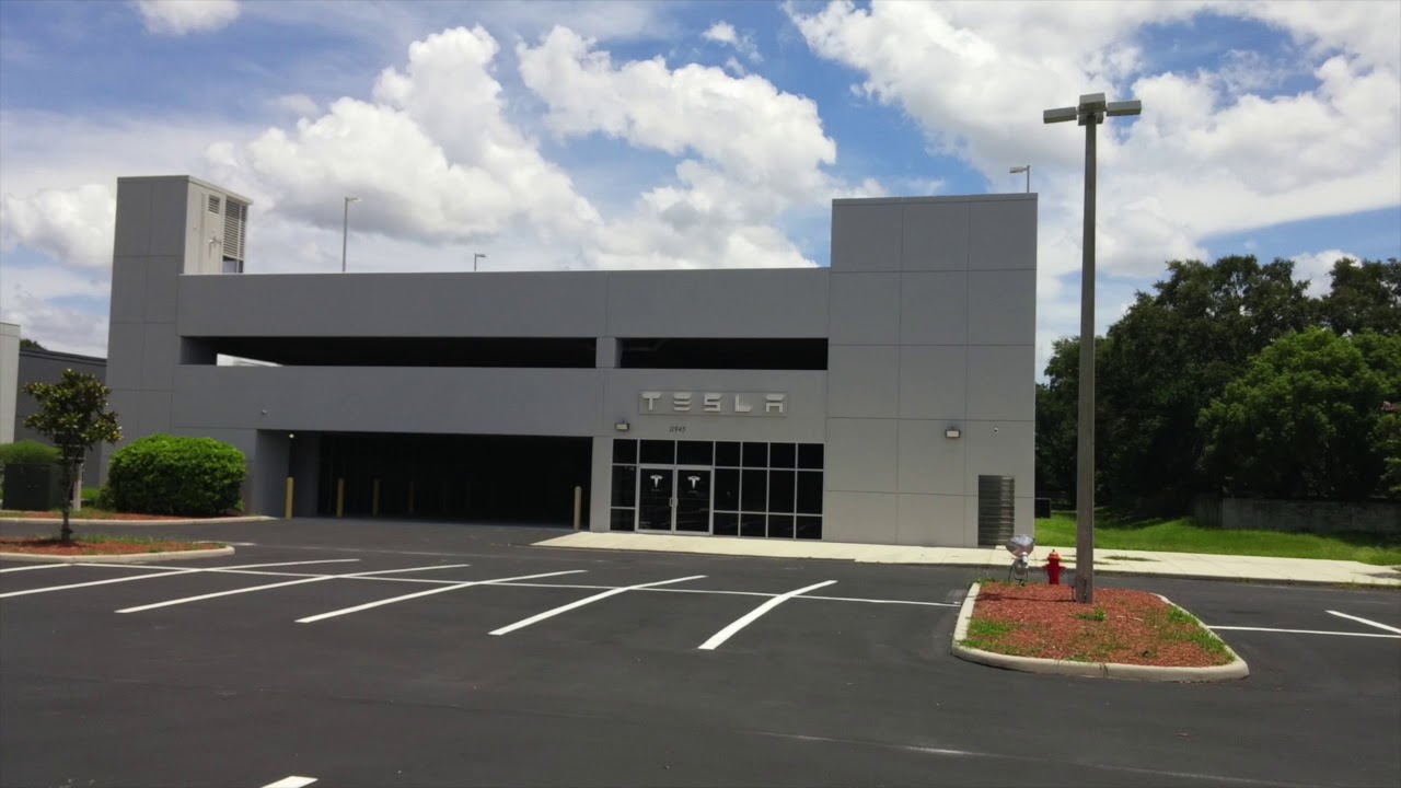 New Tesla Service Center in Tampa - YouTube