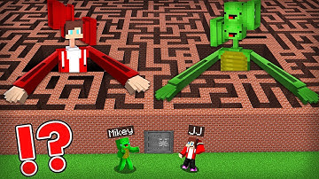 JJ and Mikey Escape from SIREN HEAD MAZE in Minecraft Challenge - Maizen