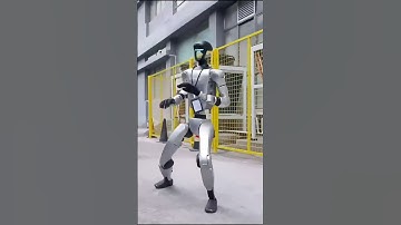 Unitree Robot G1 playing chinese kungfu. #robot #kungfu #shorts