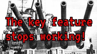 HMS King George V turret malfunctions