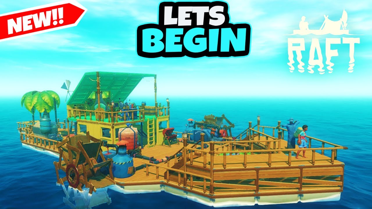 I STARTED A JOURNEY ON RAFT| RAFT HINDI GAMEPLAY PART 1 - YouTube