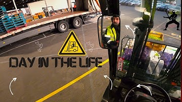 Day in the Life of a Forklift Operator!! POV!!