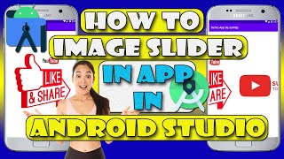 How to #Create #Image Slider in #App in Android Studio| #Use Image #Slider| #Android Studio Tutorial screenshot 2