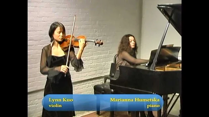 Les AMIS Concerts: Lynn Kuo, violin; Marianna Hume...