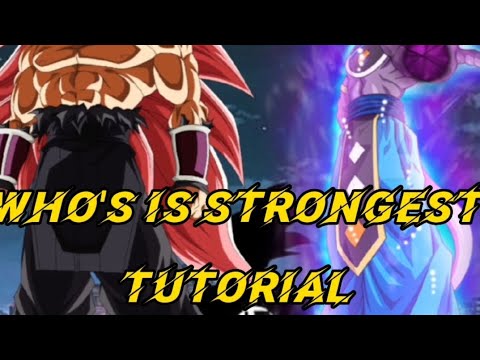 Who is strongest tutorial in capcut DBZ