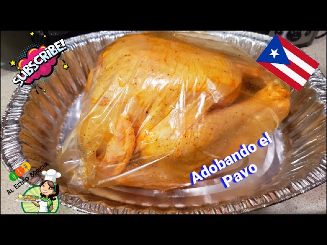 Cómo Hacer Pavo al Horno estilo Puertorriqueño