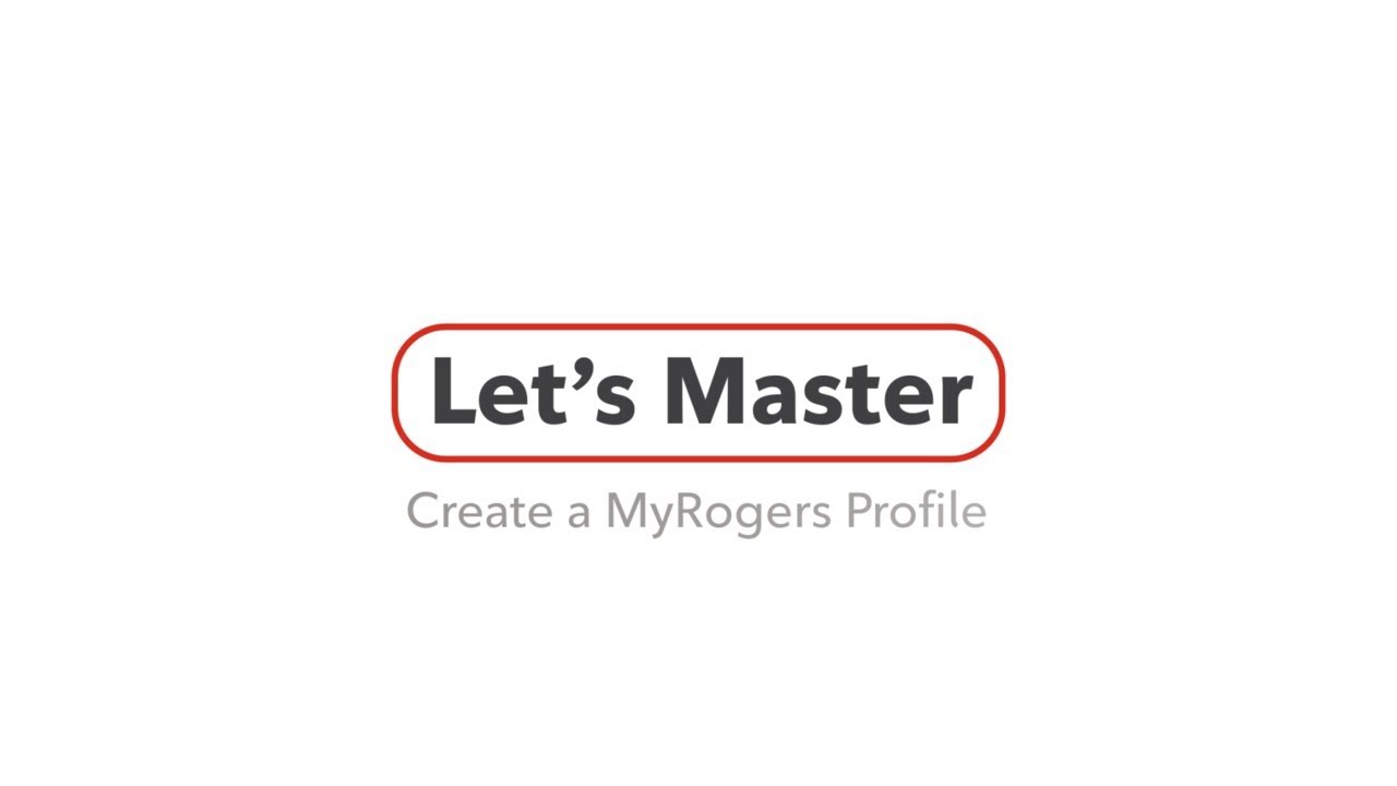 Create Your MyRogers Profile - Registering for a MyRogers profile is easy. Once you create your profile you’ll be able to take advantage of great features online or through the app. Watch thi