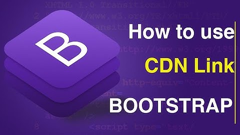 How to use CDN link Bootstrap in HTML webpage | HTML पेज के साथ CDN Links  लिंक करें...