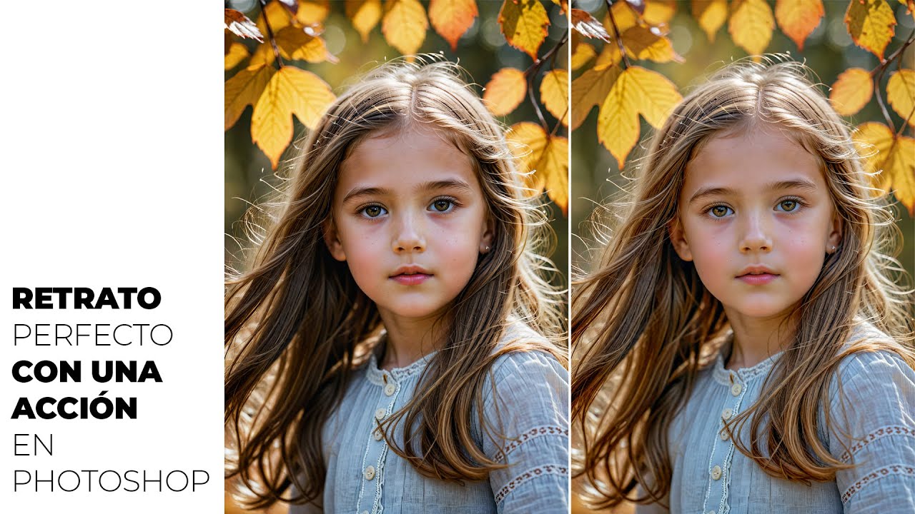 Acción Gratuita de Photoshop para Conseguir un Retrato Perfecto