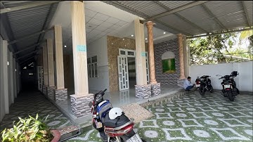 T.2969 bán ngôi nhà vườn miền Tây mái thái cực đẹp đường xe ô tô có 221 m2 thổ cư gần quốc lộ 1A 