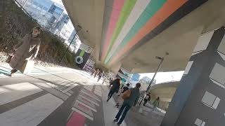 Voxel Bridge - Vancouver Canada's Public Art - Under Cambie Street Bridge.