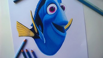 Finding Dory movie  "Dory" -Speed drawing