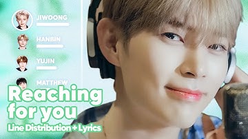 ZEROBASEONE - Reaching for you (Line Distribution + Lyrics Karaoke) PATREON REQUESTED