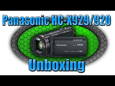 Panasonic HC-X929/920 Unboxing [German] [1080p60]