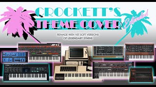 JAN HAMMER - CROCKETTS THEME EXTENDED - Remake with VST replicas of the original synths he used