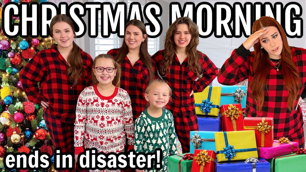 OUR FAMILY CHRISTMAS MORNING 2025 *ends in disaster*
