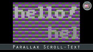 Parallax Scroll-Text by Alex Herbert - Atari 2600 VCS Demo (2005) | Demoscene Net Worth