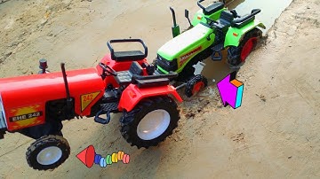 Diy tractor stuck in mud science project part 1| tractor fasa hua hai to kaise nikale|#pawanfarming