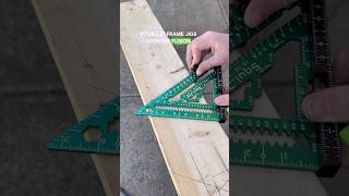 Quick Trick for holding angles with your rafter square / speed square - made in USA. Squijig.com