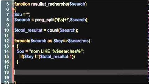 Tutoriel pour apprendre php mysqlformulaire moteur de recherche part4   YouTube