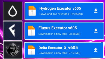 TOP 3 EXPLOITS: Hydrogen Executor , Delta Executor & Fluxus Executor Mobile (Fluxus Coral) Download