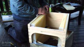 Modifying a 10 frame Langstroth Box to fit 7 Flow™ Frames