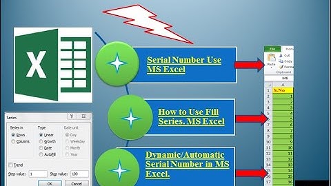 How to Automatic/Dynamic Serial number in Ms Excel Tamil | How to use Fill Series Ms Excel Tamil.