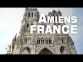 Amiens city and cathedral france  real time virtual walking tour ambience in 4k asmr