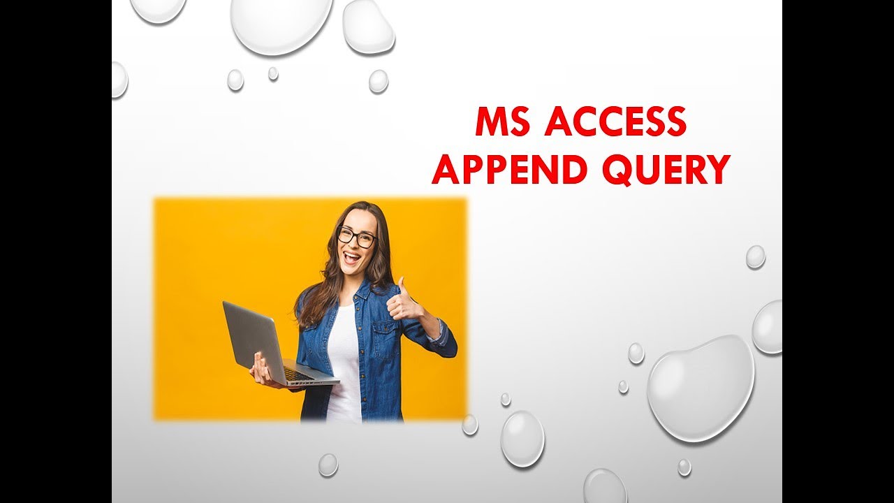 MS Access Append Query In Hindi - YouTube