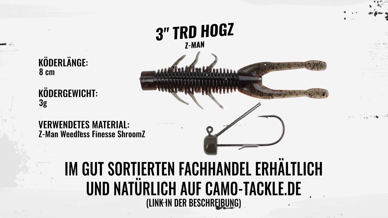 Z-Man 3" TRD HogZ - Ned Rig Unterwasservideo