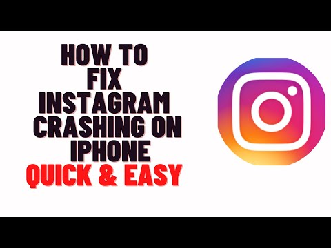 how to fix instagram crashing on iphone,instagram crashing when i open it