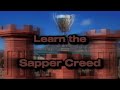The Sapper Creed: Looped Five Times To Easily Memorize