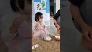 dừa sáp trà vinh mẹ mai mua làm kem cho cả nhà #short