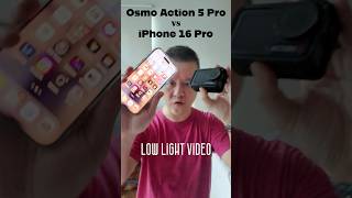 Low Light Test - Osmo Action 5 Pro Vs Iphone 16 Pro
