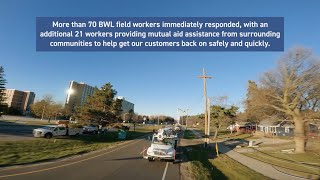 BWL Restores Power Following Train Accident